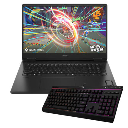 HP | OMEN 17 | Ryzen 7 | 17.3" FHD | 16GB RAM | 512GB SSD | RTX4060 8GB Gaming - Shadow Black